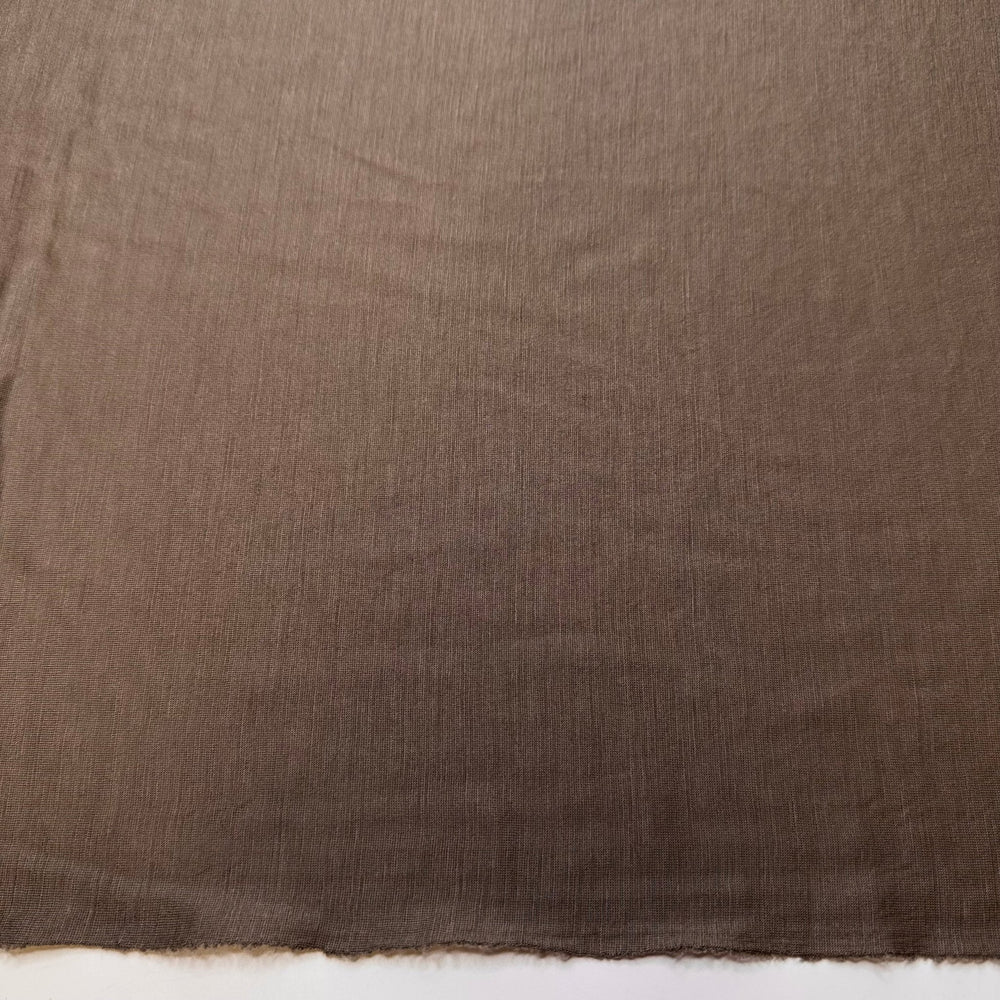 Old Growth Forests - Jersey Wool Blend Knit - Light Brown - Bundles - True Deadstock fabric Fabric by private - Sustainable Textile | FABCYCLE