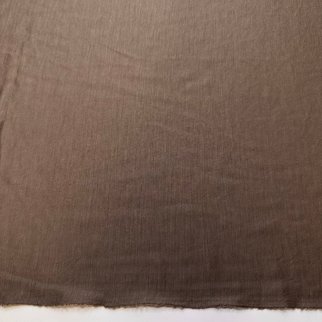 Old Growth Forests - Jersey Wool Blend Knit - Light Brown - Bundles - True Deadstock fabric Fabric by private - Sustainable Textile | FABCYCLE