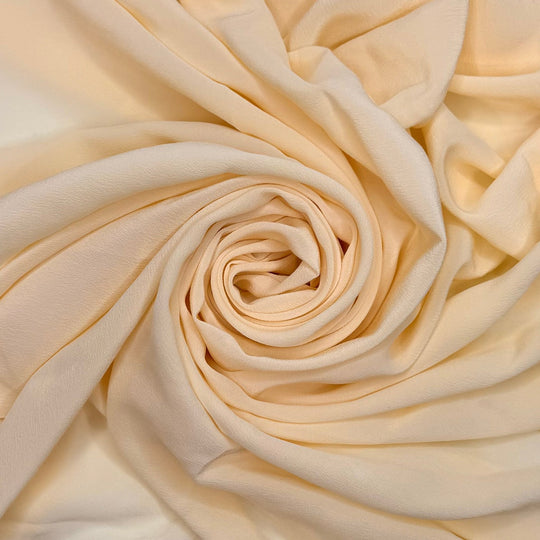 Olive You Dad - Crepe Silk Woven - Cream - 2.7M Bundle - True Deadstock fabric Fabric by private - Sustainable Textile | FABCYCLE