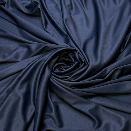 Olympic Sized Swimming Pool - Chitosante Poly Knit - Light Navy - Bundles - True Deadstock fabric Fabric by private - Sustainable Textile | FABCYCLE