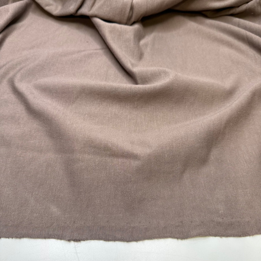On Taupe Of The World - Jersey Fleece Bamboo Blend Knit - Beige - 0.95M Bundle - True Deadstock fabric Fabric by private - Sustainable Textile | FABCYCLE