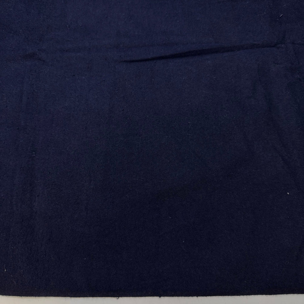Once In A Blue Moon - Brushed Flanelette Cotton Woven - Navy - 2.15M Bundle - True Deadstock fabric Fabric by private - Sustainable Textile | FABCYCLE
