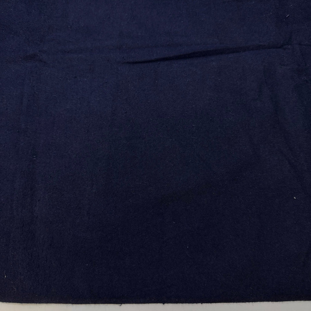 Once In A Blue Moon - Brushed Flanelette Cotton Woven - Navy - 2.15M Bundle - True Deadstock fabric Fabric by private - Sustainable Textile | FABCYCLE