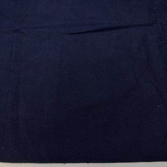 Once In A Blue Moon - Brushed Flanelette Cotton Woven - Navy - 2.15M Bundle - True Deadstock fabric Fabric by private - Sustainable Textile | FABCYCLE