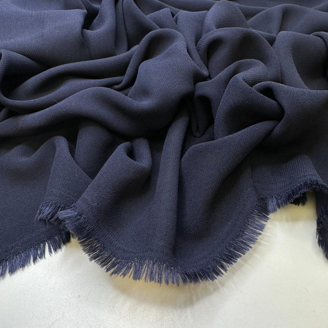 One Way Or Another - Double Cloth Weave Poly Woven - Navy - 3.3M Bundle - True Deadstock fabric Fabric by private - Sustainable Textile | FABCYCLE