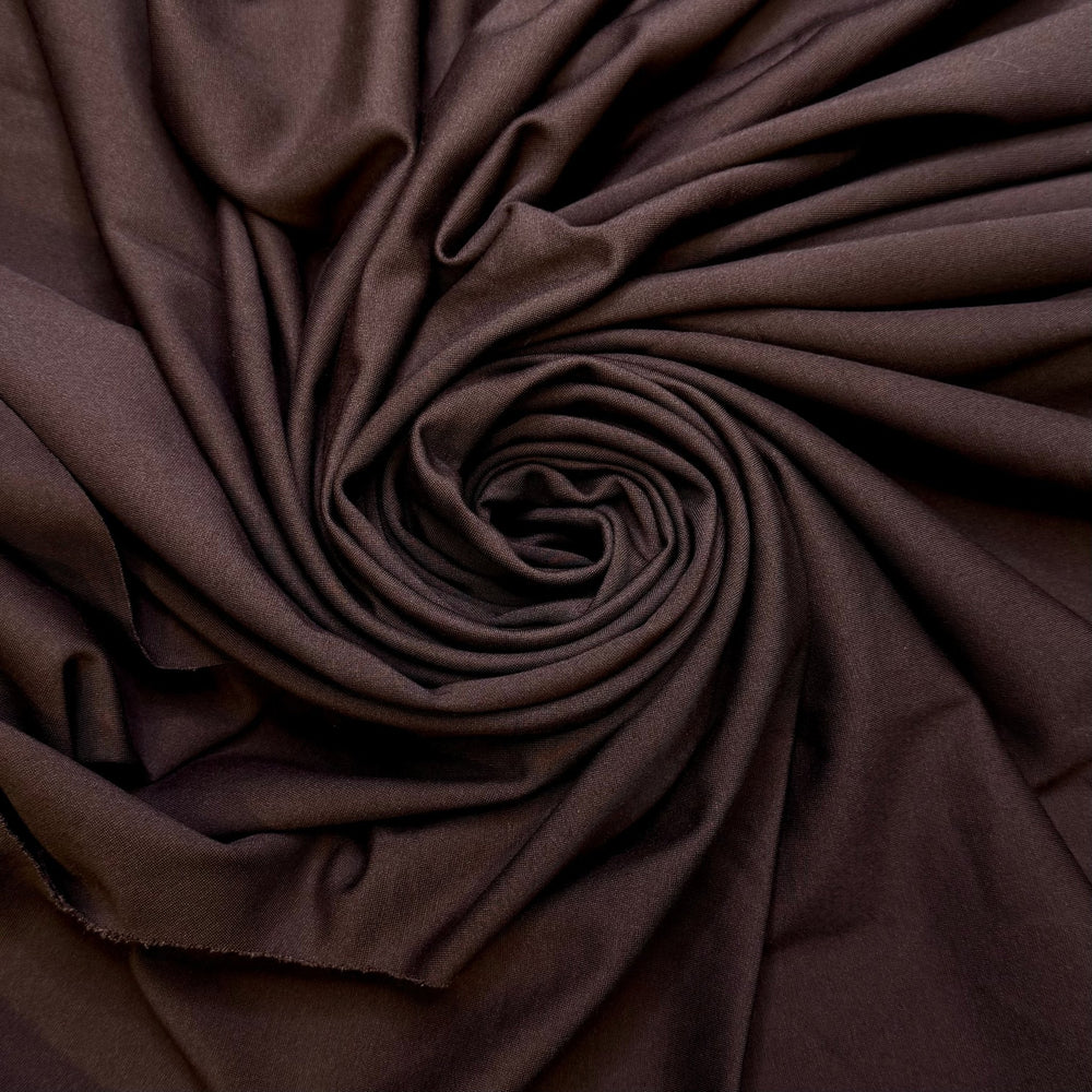 Only Good News - Ponte Polyester Blend Knit - Brown - 0.75M Bundle - True Deadstock fabric Fabric by private - Sustainable Textile | FABCYCLE