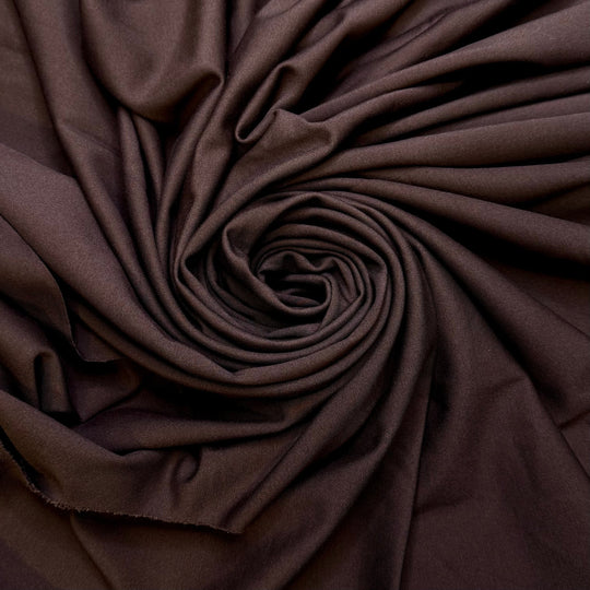 Only Good News - Ponte Polyester Blend Knit - Brown - 0.75M Bundle - True Deadstock fabric Fabric by private - Sustainable Textile | FABCYCLE