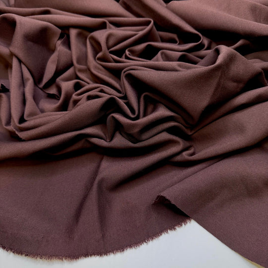 Only Good News - Ponte Polyester Blend Knit - Brown - 0.75M Bundle - True Deadstock fabric Fabric by private - Sustainable Textile | FABCYCLE