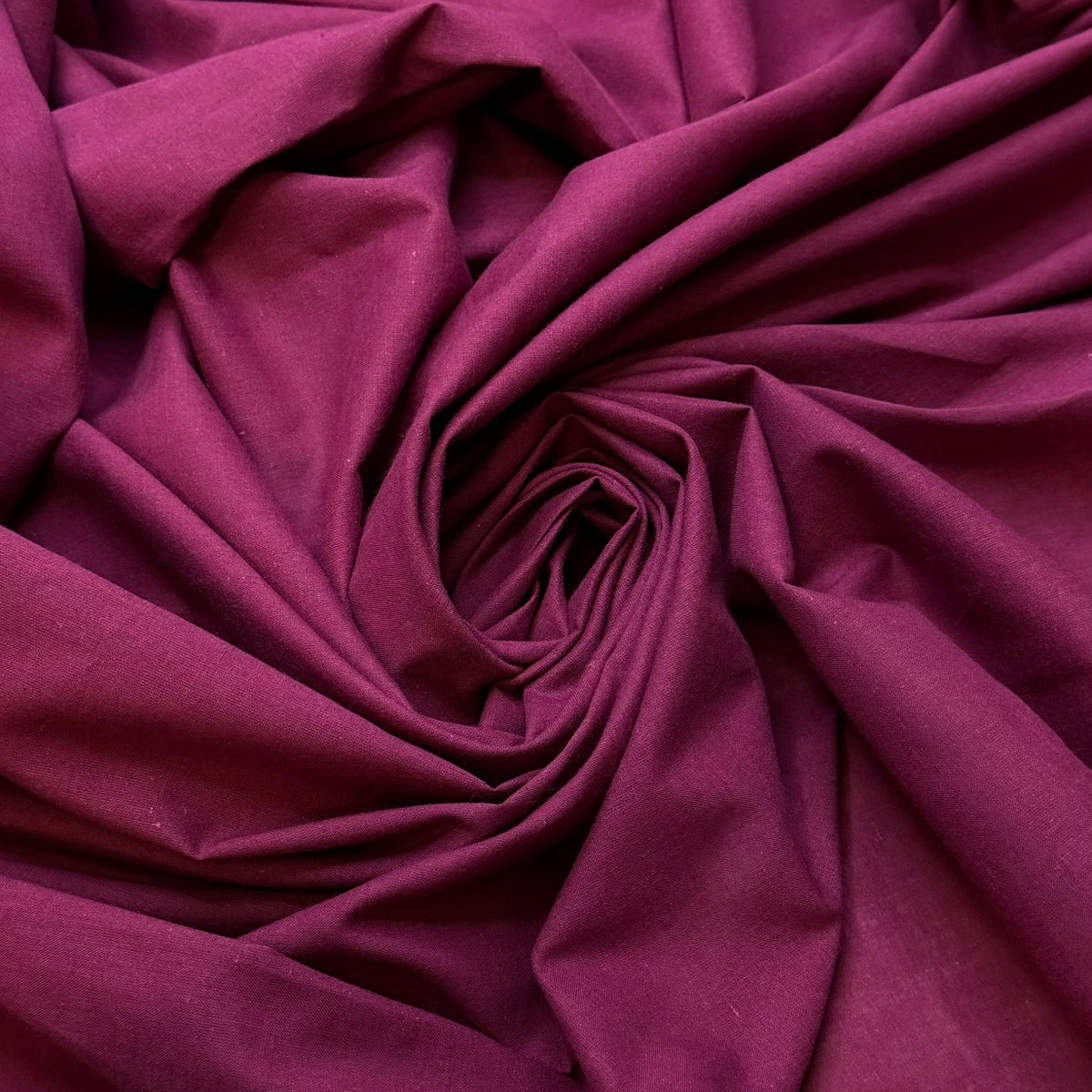 Oops, I Ate All The Cranberries - Cotton Blend Woven - Magenta - 3M Bundle - True Deadstock fabric Fabric by private - Sustainable Textile | FABCYCLE