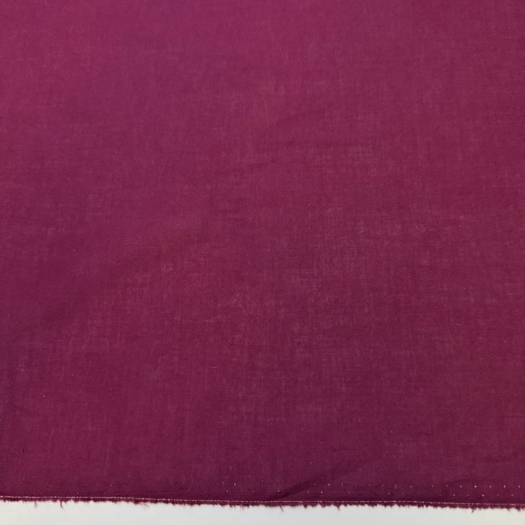 Oops, I Ate All The Cranberries - Cotton Blend Woven - Magenta - 3M Bundle - True Deadstock fabric Fabric by private - Sustainable Textile | FABCYCLE