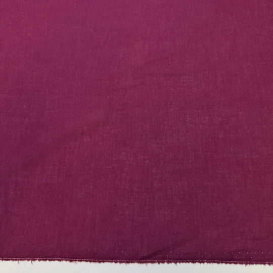 Oops, I Ate All The Cranberries - Cotton Blend Woven - Magenta - 3M Bundle - True Deadstock fabric Fabric by private - Sustainable Textile | FABCYCLE