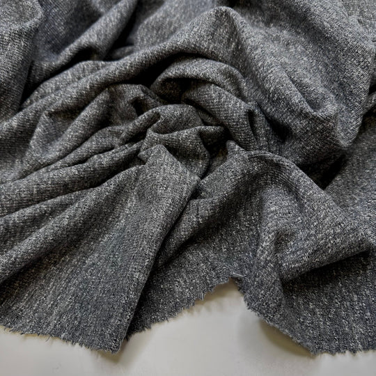 Oracle Pendulums - Rib Knit Cotton Blend Knit - Dark Grey - Bundles - True Deadstock fabric Fabric by private - Sustainable Textile | FABCYCLE