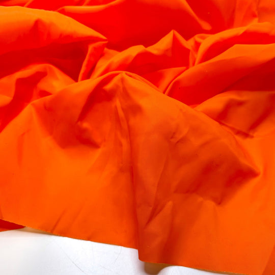 Orange Haze Sunset - Poly/Nylon Woven - Orange - 3M Bundle - True Deadstock fabric Fabric by private - Sustainable Textile | FABCYCLE