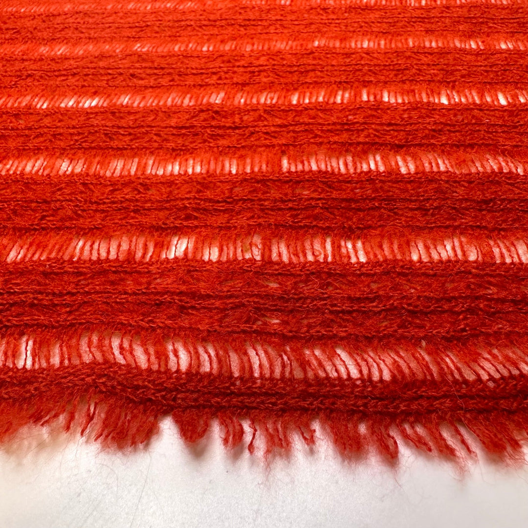 Orange You Glad - Synthetic Knit - Orange Abstract - Bundles - True Deadstock fabric Fabric by private - Sustainable Textile | FABCYCLE