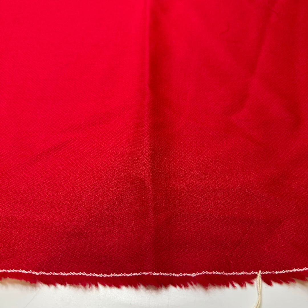 Orchard Date - Wool Woven - Red - 2M Bundle - True Deadstock fabric Fabric by private - Sustainable Textile | FABCYCLE