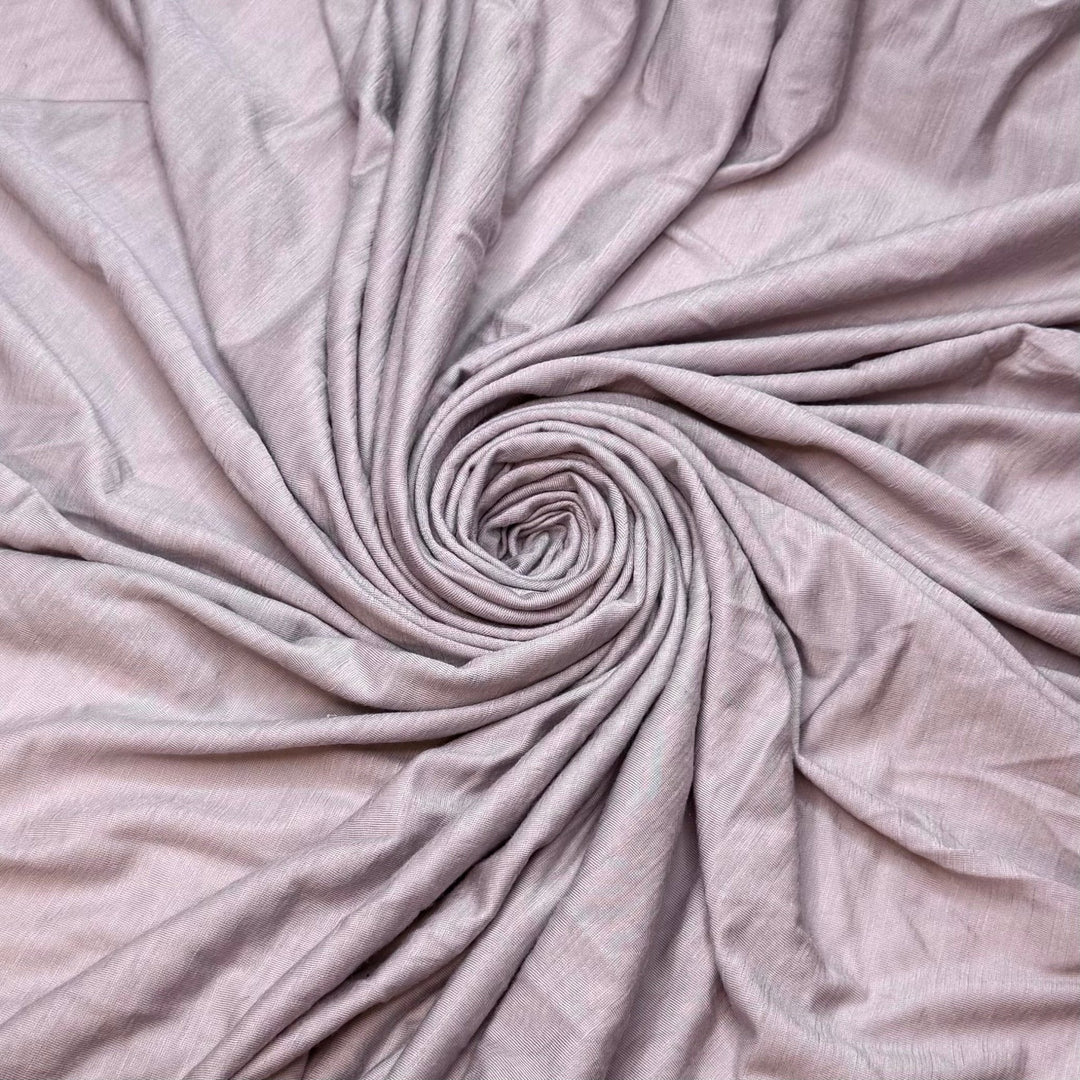 Orchid - Jersey Wool Blend Knit - Light Grey - 1.25M Bundle - True Deadstock fabric Fabric by private - Sustainable Textile | FABCYCLE