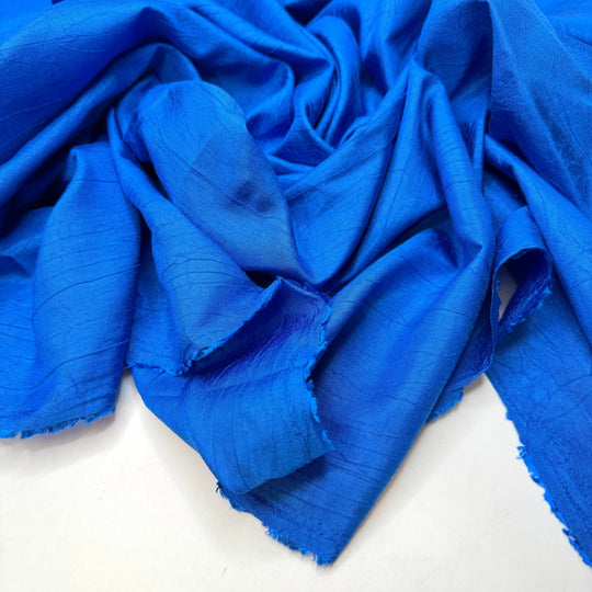 Order Another Round - Crinkle Poly Woven - Blue - 2.3M Bundle - True Deadstock fabric Fabric by private - Sustainable Textile | FABCYCLE