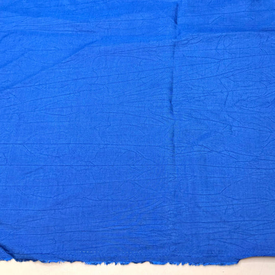 Order Another Round - Crinkle Poly Woven - Blue - 2.3M Bundle - True Deadstock fabric Fabric by private - Sustainable Textile | FABCYCLE