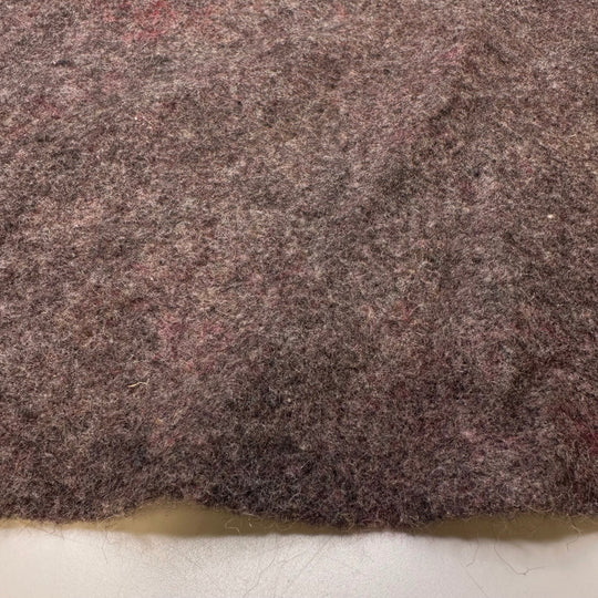 Outside Work - Felt Poly Woven - Pinkish Grey - 1M Bundle - True Deadstock fabric Fabric by private - Sustainable Textile | FABCYCLE