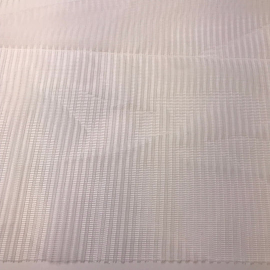 Overhead Projector - Poly Woven - White Stripes - 3.25M Bundle - True Deadstock fabric Fabric by private - Sustainable Textile | FABCYCLE