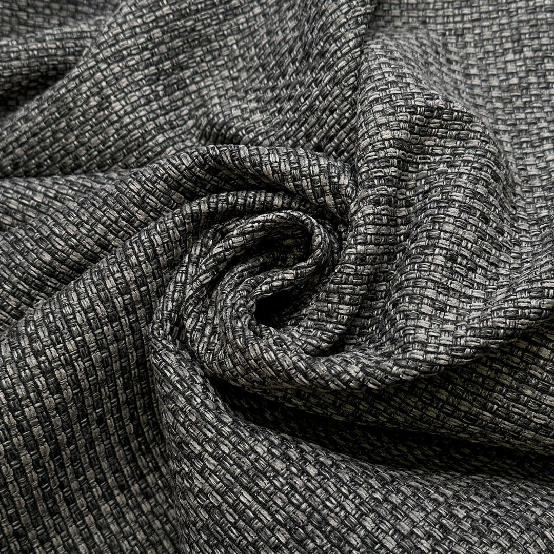 Packing A Uhaul Perfectly - Polyester Blend Woven - Dark Grey - Bundles - True Deadstock fabric Fabric by private - Sustainable Textile | FABCYCLE