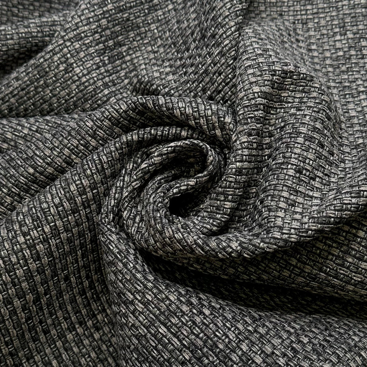 Packing A Uhaul Perfectly - Polyester Blend Woven - Dark Grey - Bundles - True Deadstock fabric Fabric by private - Sustainable Textile | FABCYCLE