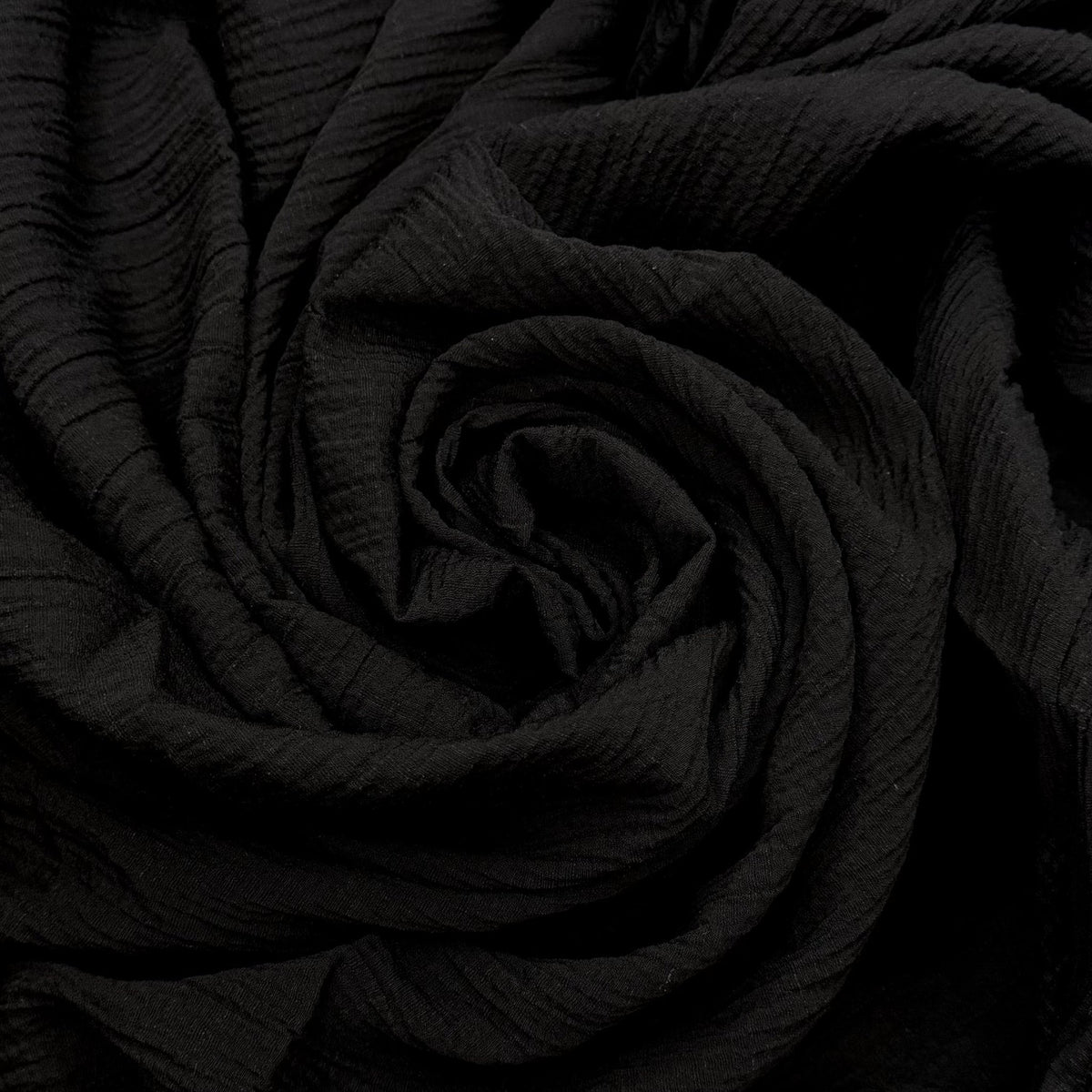 Packing The Picnic Basket - Embossed Linen/Poly Woven - Black - 3.5M Bundle - True Deadstock fabric Fabric by private - Sustainable Textile | FABCYCLE