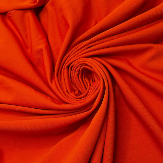 Paris Cleaned The Seine River - Polyester Blend Knit - Orange - 1M Bundle - True Deadstock fabric Fabric by private - Sustainable Textile | FABCYCLE