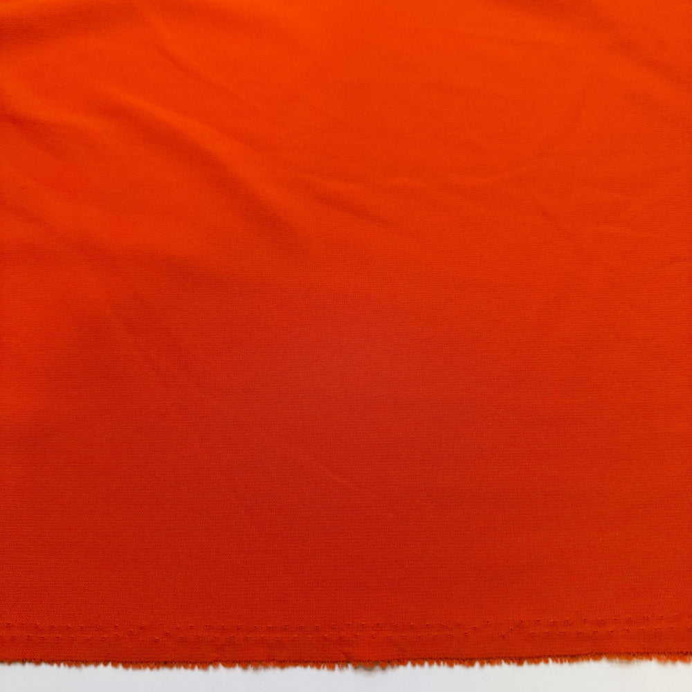 Paris Cleaned The Seine River - Polyester Blend Knit - Orange - 1M Bundle - True Deadstock fabric Fabric by private - Sustainable Textile | FABCYCLE