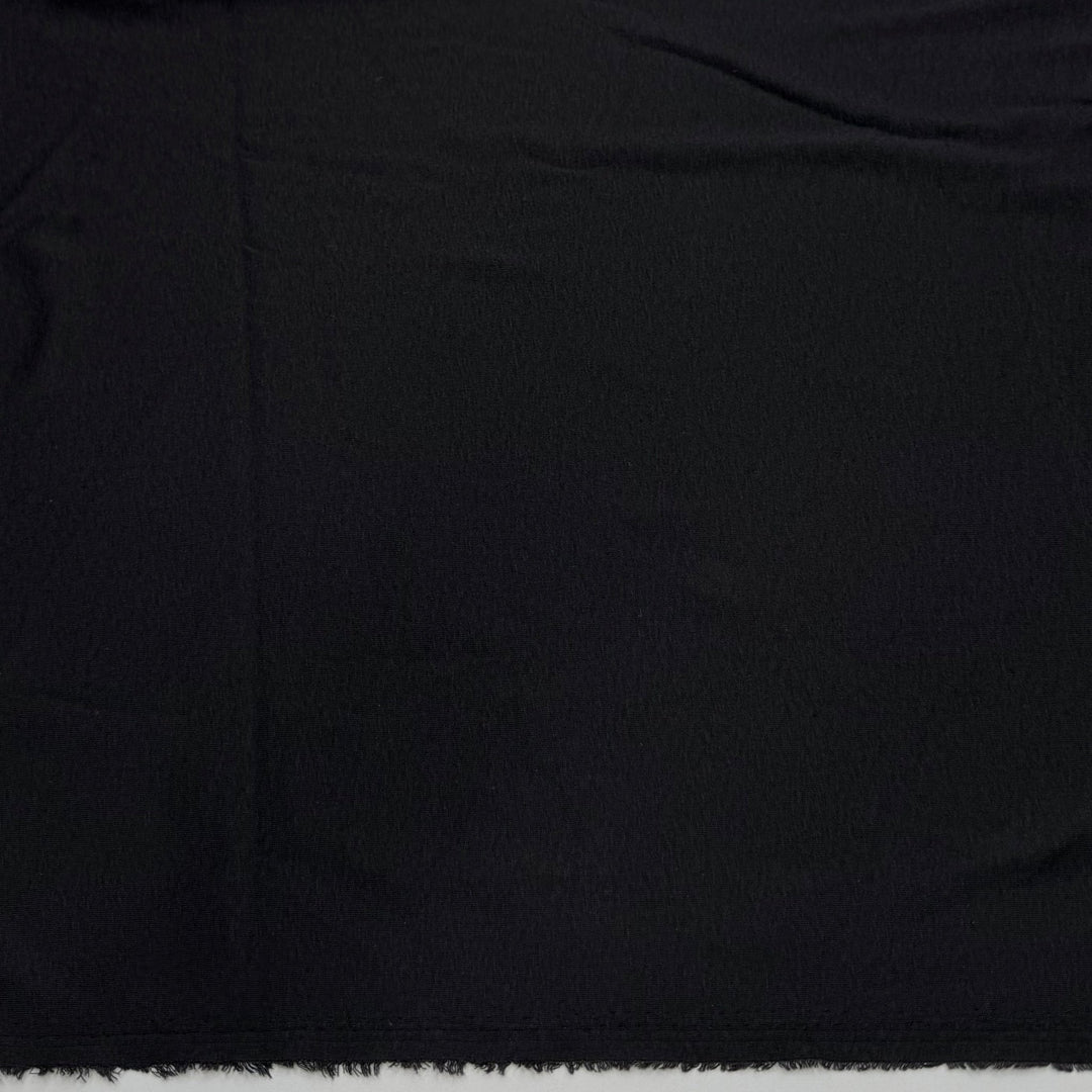Park Cleaning Meetup - Rib Knit Cotton Blend Knit - Black - 1.95M Bundle - True Deadstock fabric Fabric by private - Sustainable Textile | FABCYCLE