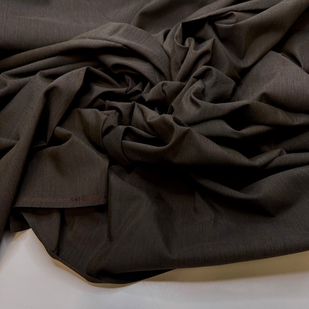 Park Ranger - Polyester Blend Woven - Brown - 3.1M Bundle - True Deadstock fabric Fabric by private - Sustainable Textile | FABCYCLE
