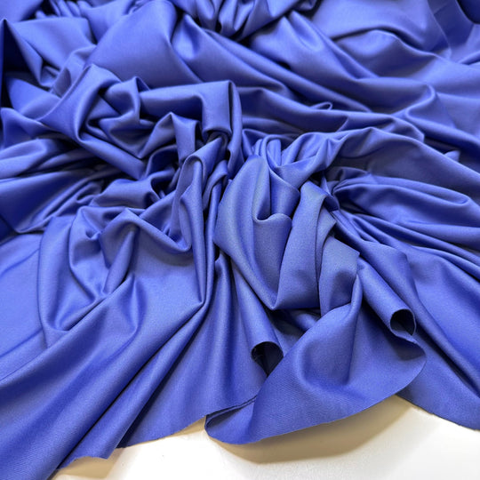 Participation Ribbon - Chitosante Poly/Spandex Knit - Periwinkle - 3.3M Bundle - True Deadstock fabric Fabric by private - Sustainable Textile | FABCYCLE