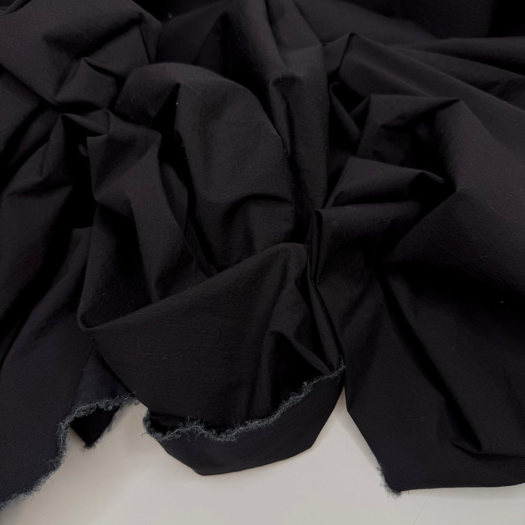 Party All Summer - Poly/Spandex Woven - Black - 2M Bundle - True Deadstock fabric Fabric by private - Sustainable Textile | FABCYCLE