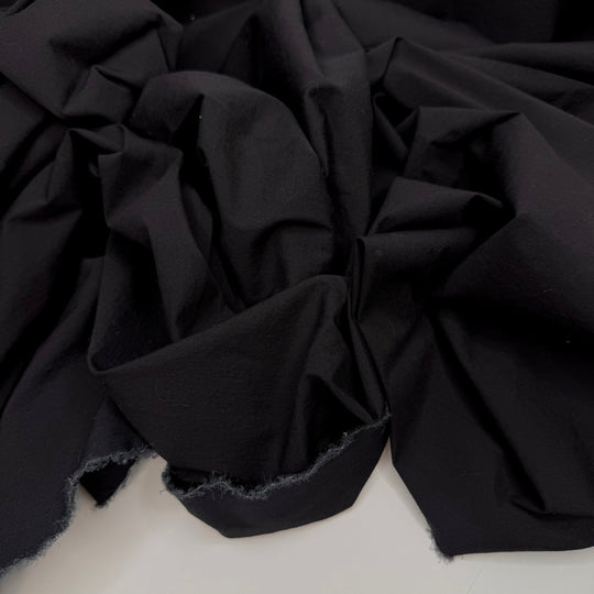 Party All Summer - Poly/Spandex Woven - Black - 2M Bundle - True Deadstock fabric Fabric by private - Sustainable Textile | FABCYCLE