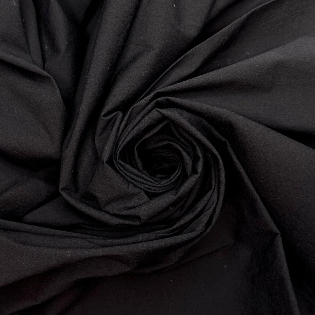 Party All Summer - Poly/Spandex Woven - Black - 2M Bundle - True Deadstock fabric Fabric by private - Sustainable Textile | FABCYCLE