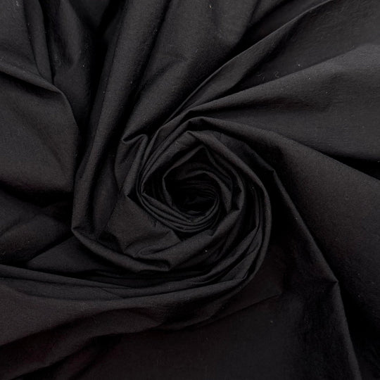 Party All Summer - Poly/Spandex Woven - Black - 2M Bundle - True Deadstock fabric Fabric by private - Sustainable Textile | FABCYCLE