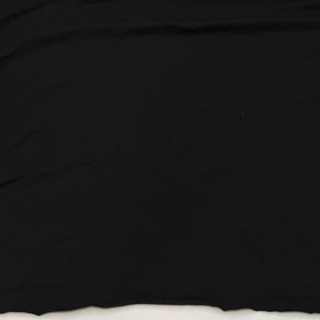 Party At The Food Forest - Jersey Cotton/Rayon Knit - Black - 2.3M Bundle - True Deadstock fabric Fabric by private - Sustainable Textile | FABCYCLE