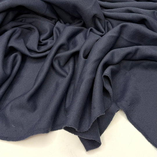 Party At The Lake - Interlock Polyester Blend Knit - Light Navy - 2M Bundle - True Deadstock fabric Fabric by private - Sustainable Textile | FABCYCLE