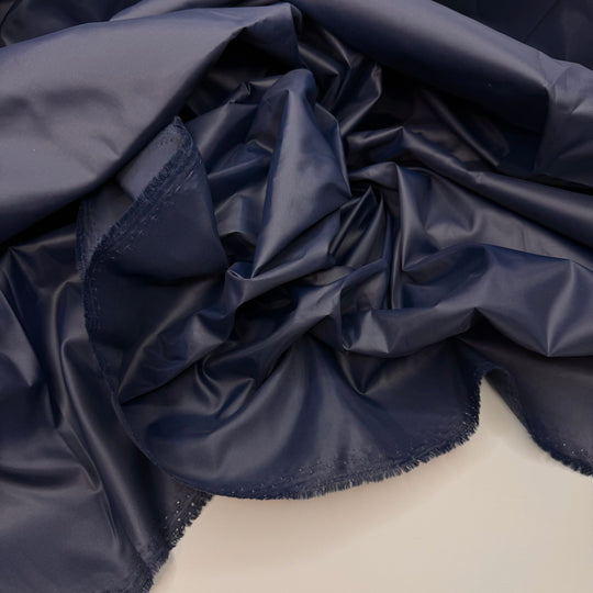 Party Boat - Water Resistant Nylon Blend Woven - Dark Navy - 1.5M Bundle - True Deadstock fabric Fabric by private - Sustainable Textile | FABCYCLE
