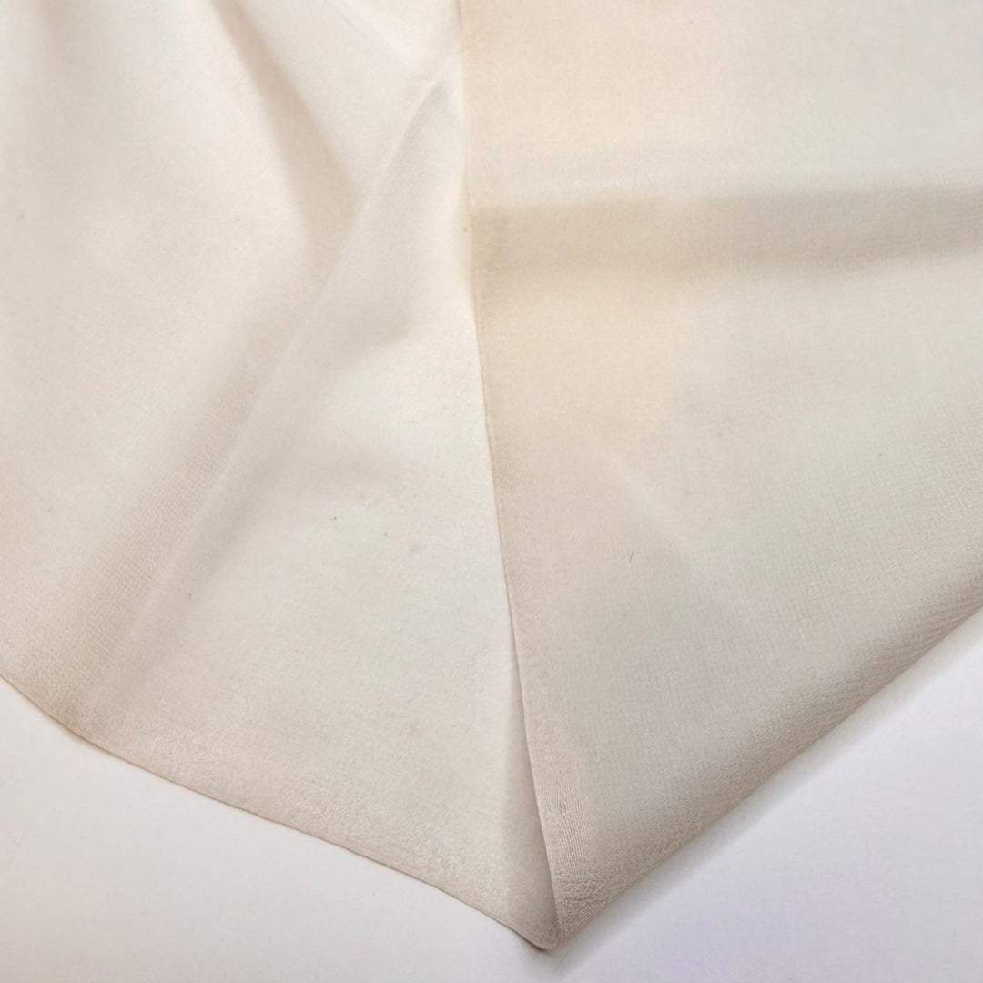 Party Etiquette - Chiffon Silk Woven - Light Grey - 2.55M Bundle - True Deadstock fabric Fabric by private - Sustainable Textile | FABCYCLE