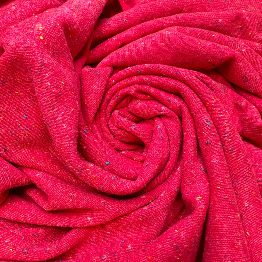 Party In The Woods - Polyester Blend Knit - Pink Multi - Bundles - True Deadstock fabric Fabric by private - Sustainable Textile | FABCYCLE