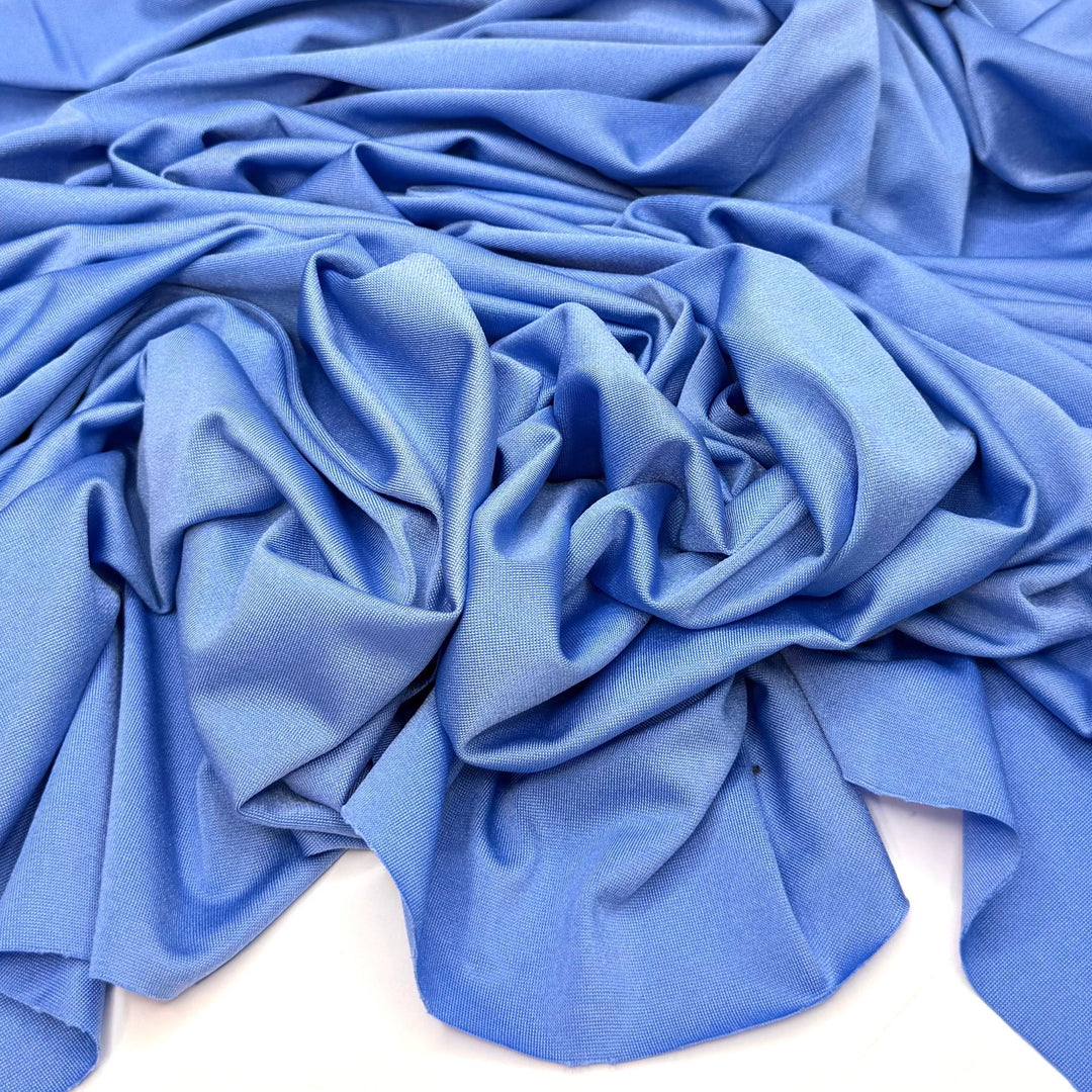 Party On, Rain Or Shine - Interlock Polyester Blend Knit - Light Blue - 1.6M Bundle - True Deadstock fabric Fabric by private - Sustainable Textile | FABCYCLE