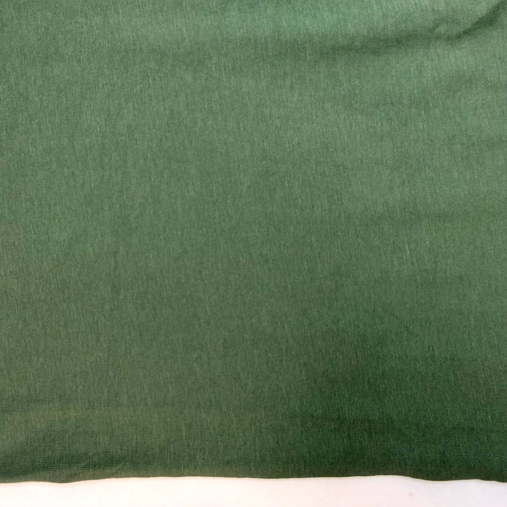 Party On The Mountain - Rib Knit Cotton Blend Knit - Green - 1.35M Bundle - True Deadstock fabric Fabric by private - Sustainable Textile | FABCYCLE