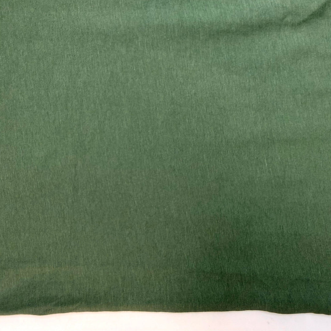 Party On The Mountain - Rib Knit Cotton Blend Knit - Green - 1.35M Bundle - True Deadstock fabric Fabric by private - Sustainable Textile | FABCYCLE