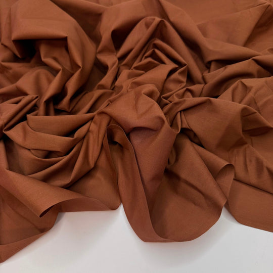 Party On The Patio - Polyester Blend Woven - Brown - 3.6M Bundle - True Deadstock fabric Fabric by private - Sustainable Textile | FABCYCLE