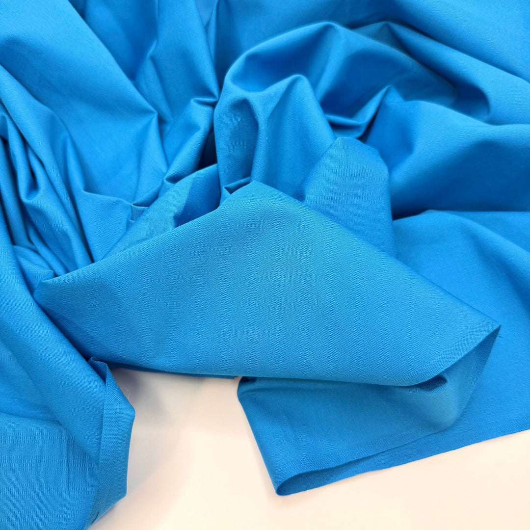 Party Once In A Blue Moon - Polyester Blend Woven - Blue - 1.3M Bundle - True Deadstock fabric Fabric by private - Sustainable Textile | FABCYCLE