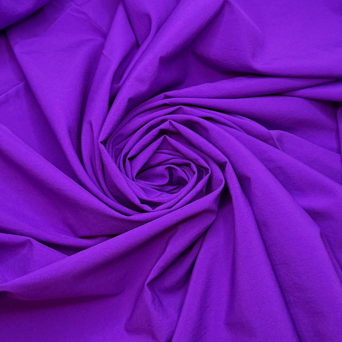 Party Starts When I Arrive - Nylon Blend Woven - Dark Purple - 1.75M Bundle - True Deadstock fabric Fabric by private - Sustainable Textile | FABCYCLE