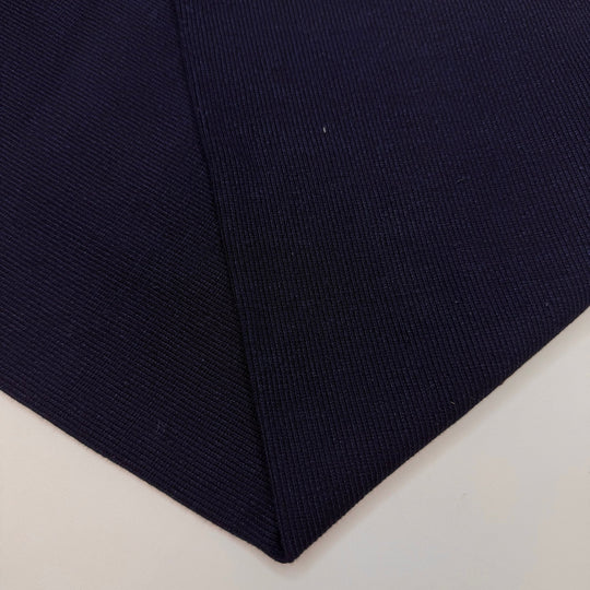 Passion Knit - Tubular Rib Knit Cotton Blend Knit - Dark Navy - 2.15M Bundle - True Deadstock fabric Fabric by private - Sustainable Textile | FABCYCLE
