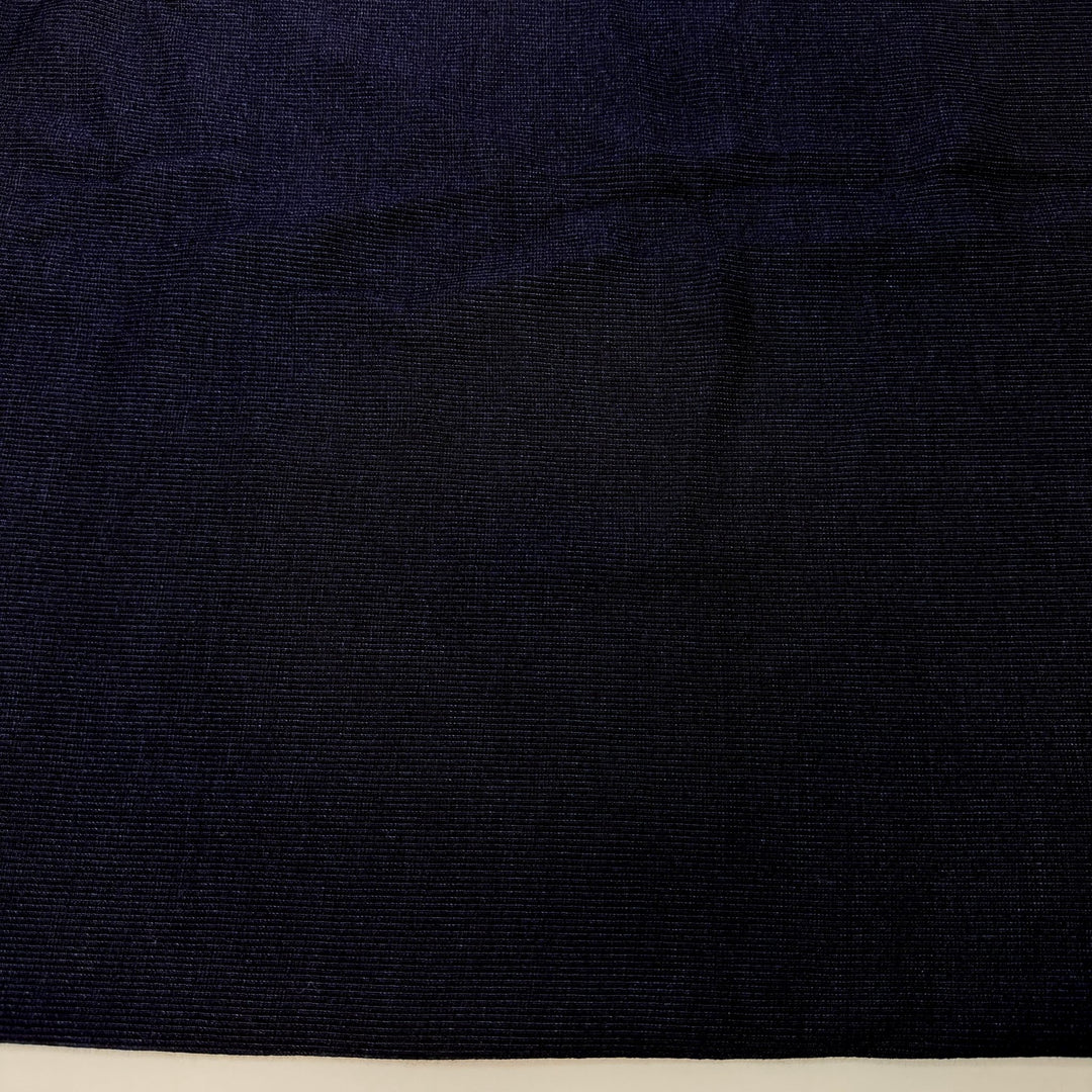 Passion Knit - Tubular Rib Knit Cotton Blend Knit - Dark Navy - 2.15M Bundle - True Deadstock fabric Fabric by private - Sustainable Textile | FABCYCLE