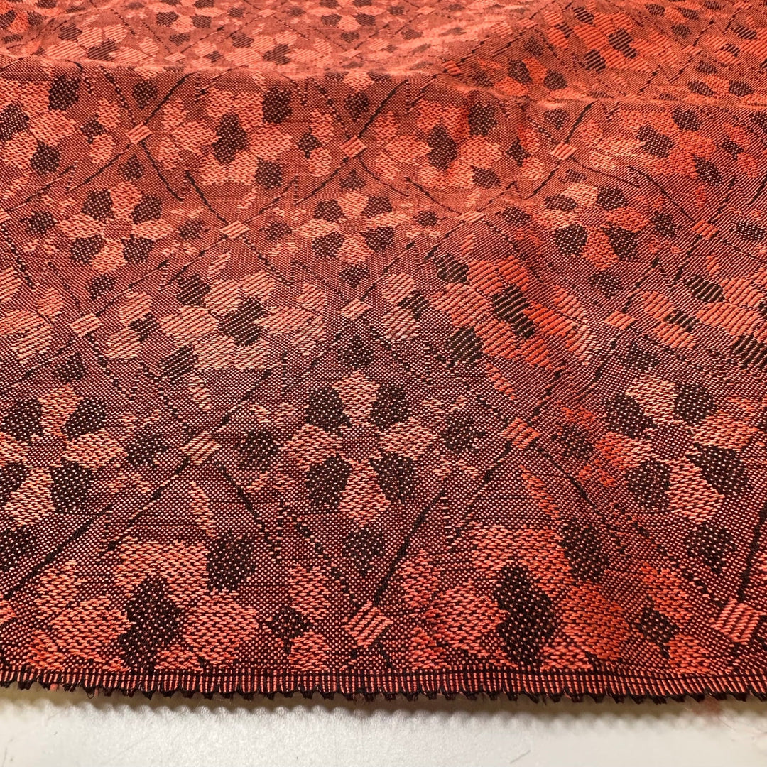 Patchwork Couture - Wool Blend Woven - Red Geometric - 3.5M Bundle - True Deadstock fabric Fabric by private - Sustainable Textile | FABCYCLE